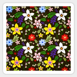 Autumn floral pattern Sticker